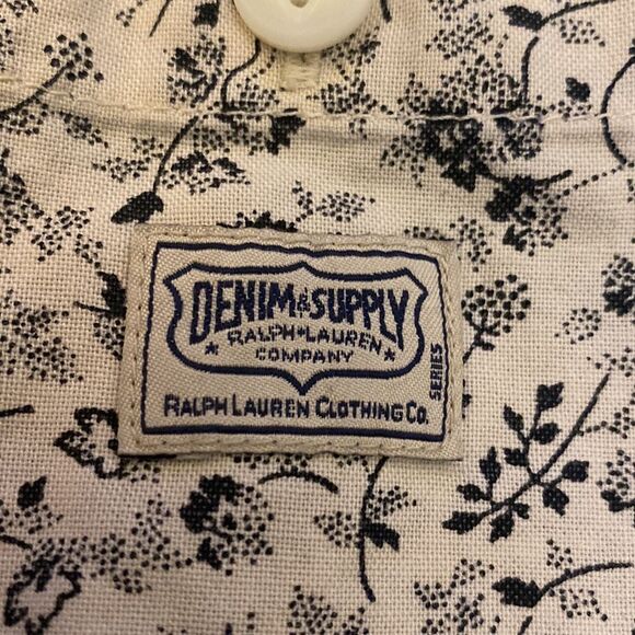 Denim & Supply Floral Long Sleeve Shirt Size Large - Picture 6 of 11